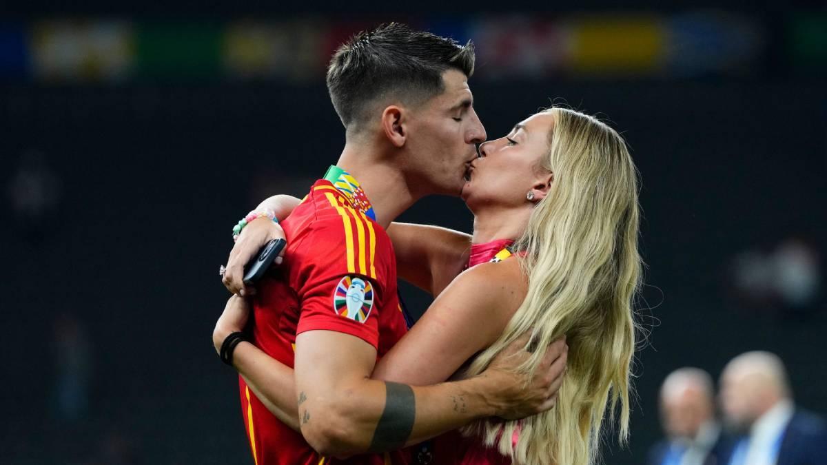 Álvaro Morata y Alice Campello