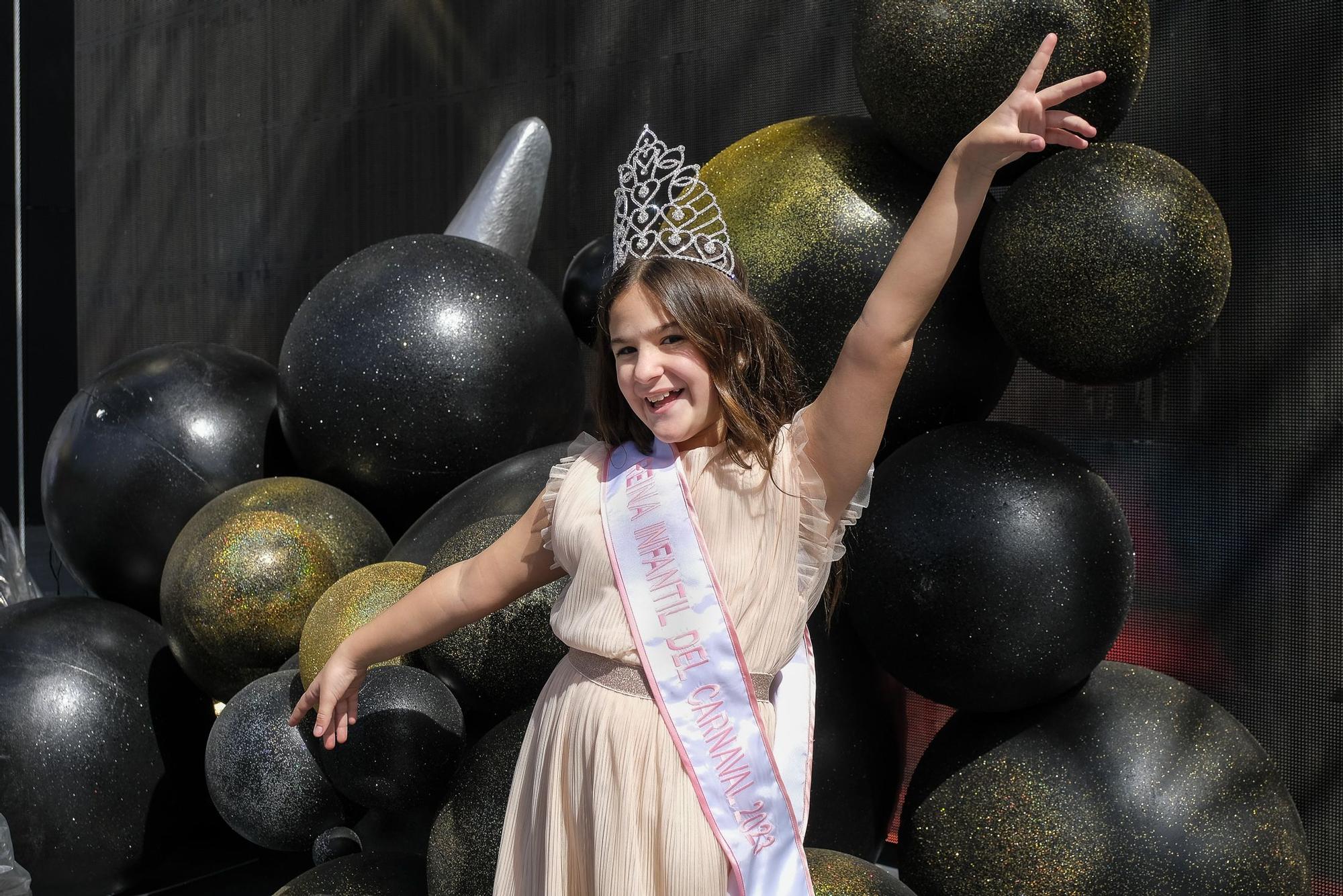 Aaliyah Méndez Pérez, Reina Infantil del Carnaval de Las Palmas de Gran Canaria 2023