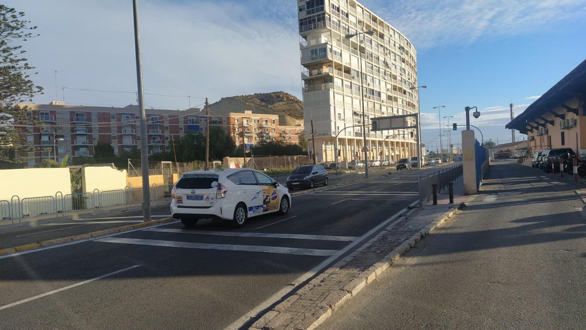 Zona residencial afectada en Sangueta.