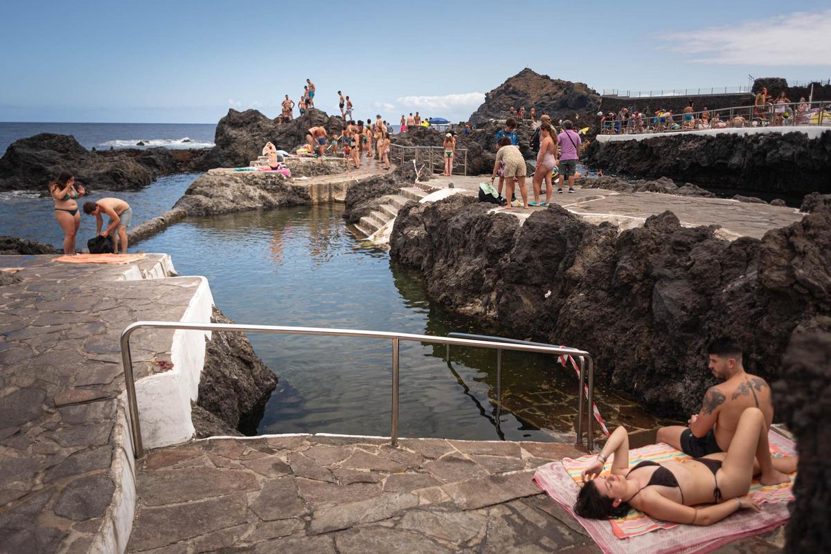 Una jornada en El Caletón, en Garachico Una jornada en El Caletón, en Garachico