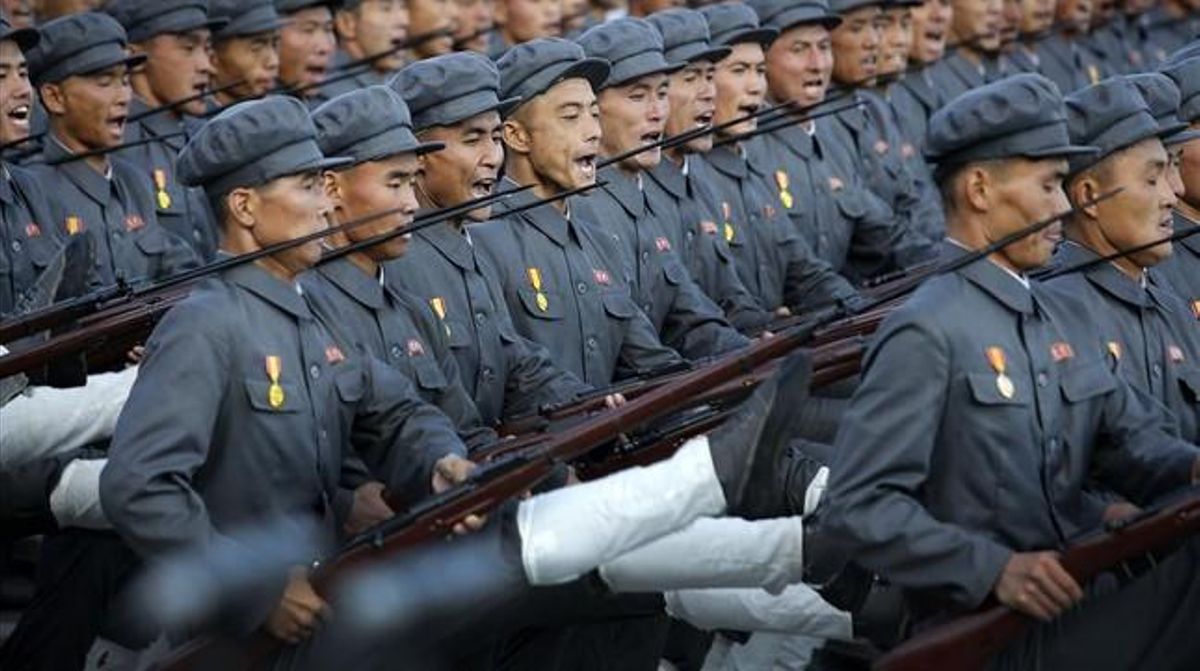 Desfilada daniversari a Corea del Nord