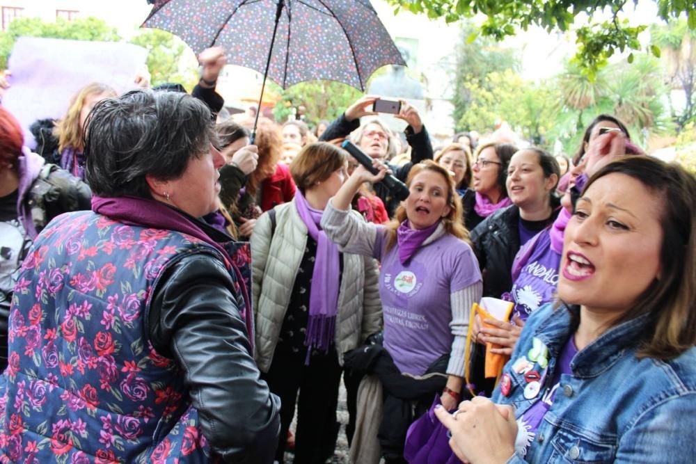 Concentración en Marbella por el 8-M