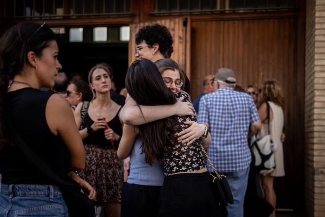 Despedida con "mucho dolor" a Javier y Esther, el matrimonio asesinado en Tauste.