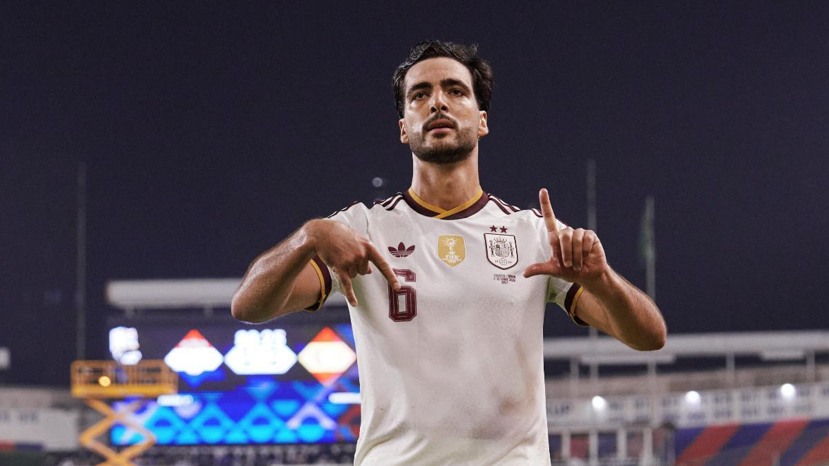 Mikel Merino marcó un doblete en Split para dar la remontada a España ante Croacia