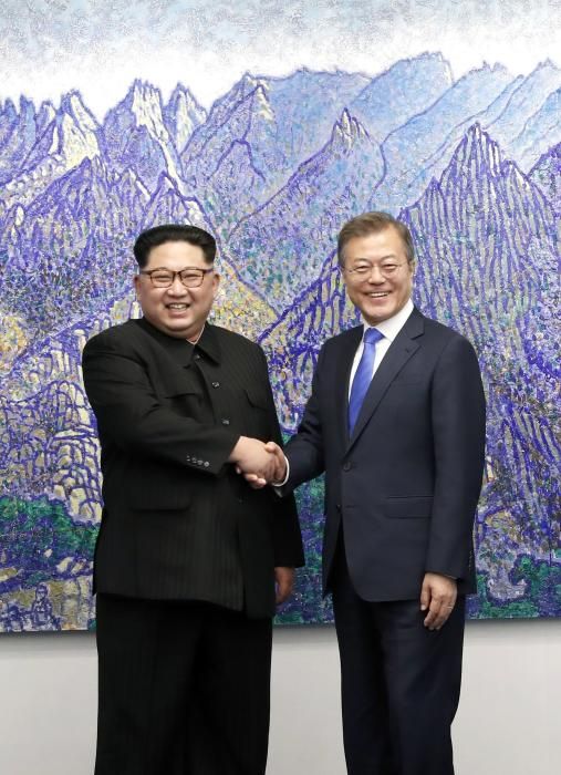 Encuentro entre Kim Jong-un y Moon Jae-in