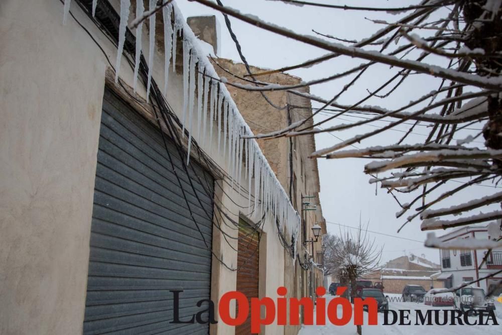 Nieve en El Sabinar (Moratalla)