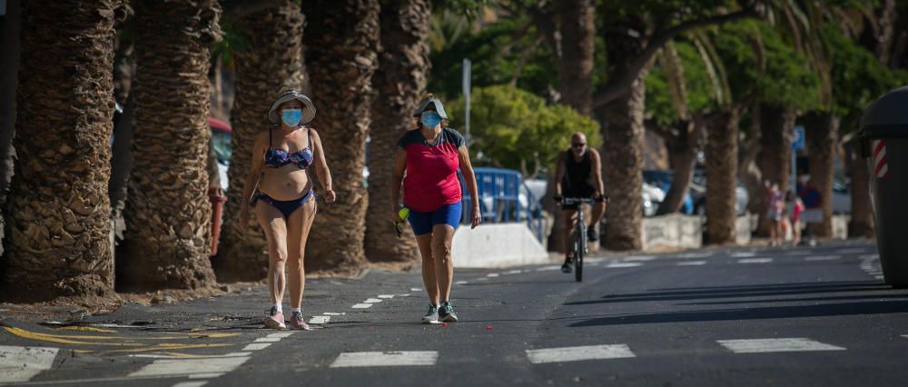 Uso de la mascarilla en Santa Cruz de Tenerife