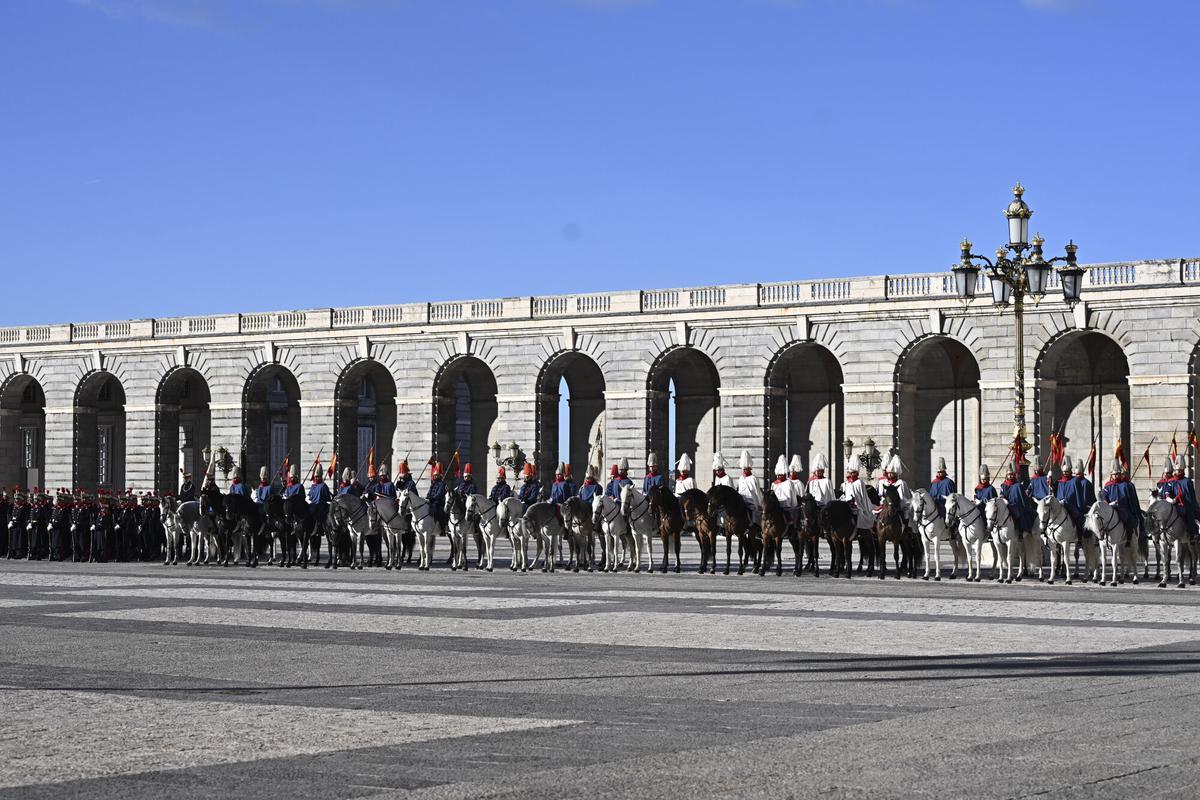 Acto en el Palacio Real por los 50 años de Monarquía. Acto en el Palacio Real por los 50 años de Monarquía.