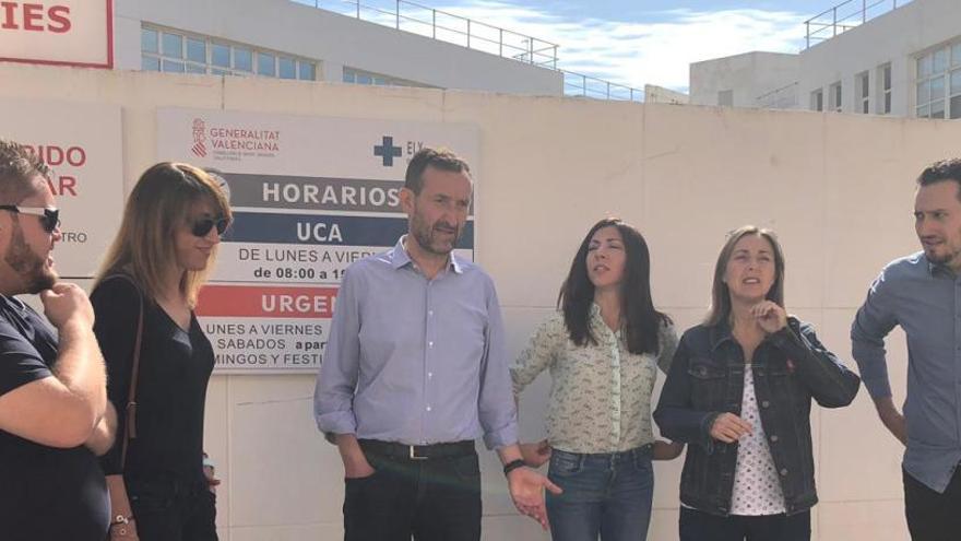 Vista del PSOE de este mediodía