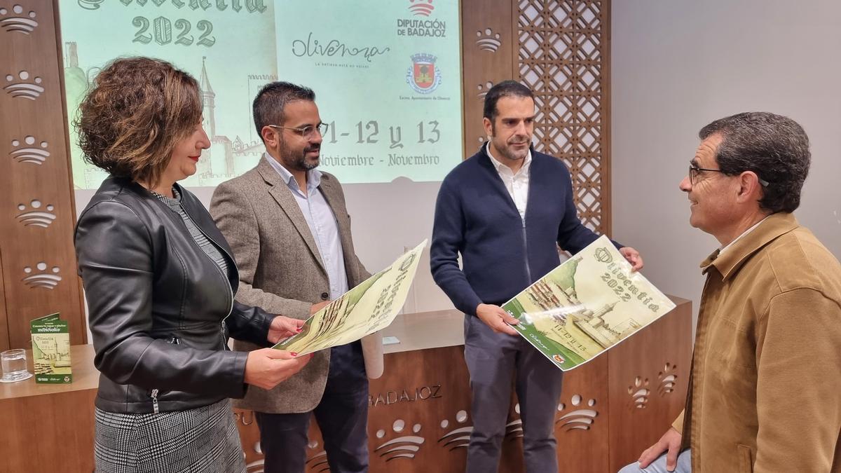 Presentación de ‘Oliventia’ en la Diputación de Badajoz.