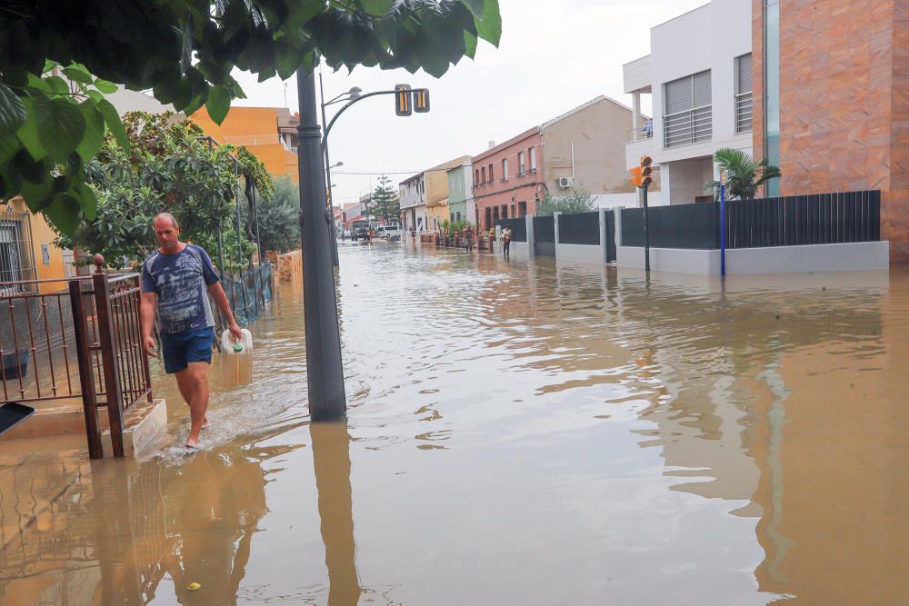 Esta pedanía oriolana ha sido de las más afectadas por las lluvias