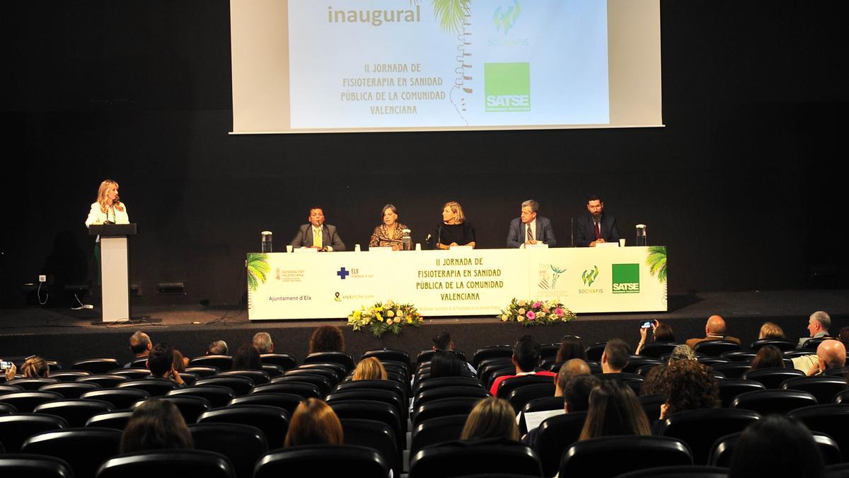 II Jornada de Fisioterapia en Sanidad Pública de la Comunidad Valenciana en el Centro de Congresos de Elche este viernes