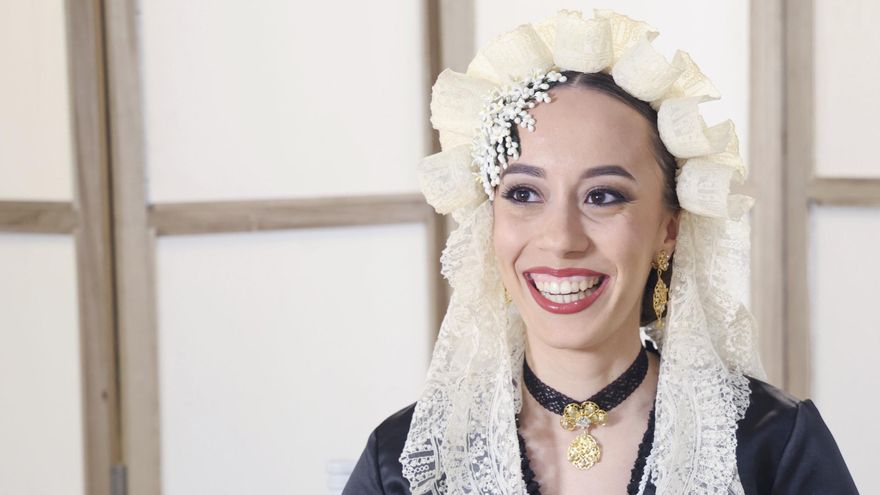 Claudia Olmo Urbano, candidata de la Hoguera San Blas