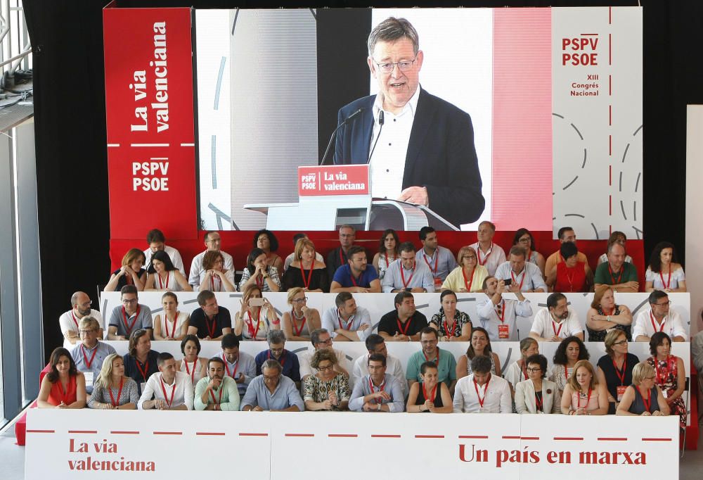 Puig, en la clausura del congreso del PSPV