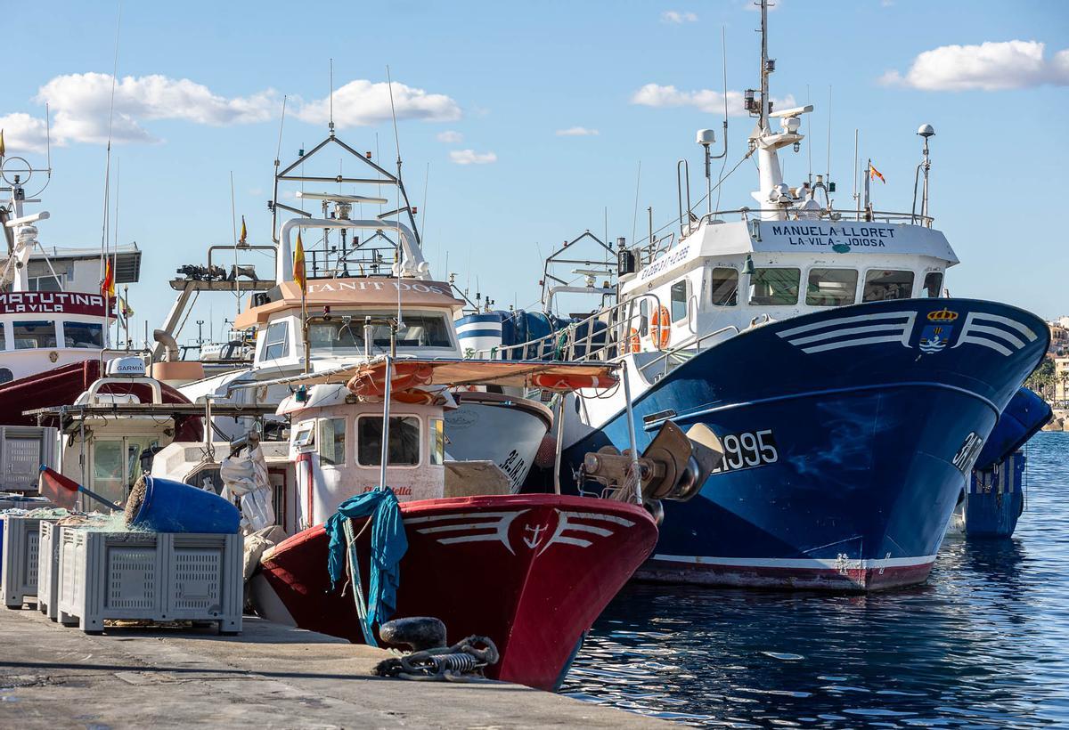 Los pescadores de La Vila Joiosa protestan por los recortes de la UE Los pescadores de La Vila Joiosa protestan por los recortes de la UE