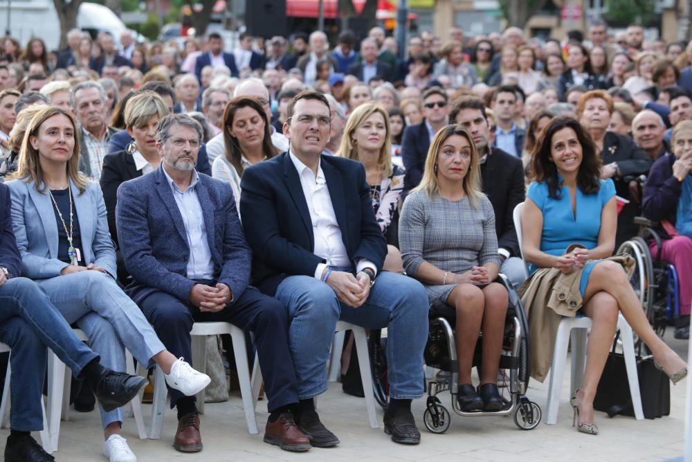 Pablo Casado visita Murcia un día antes del cierre de campaña