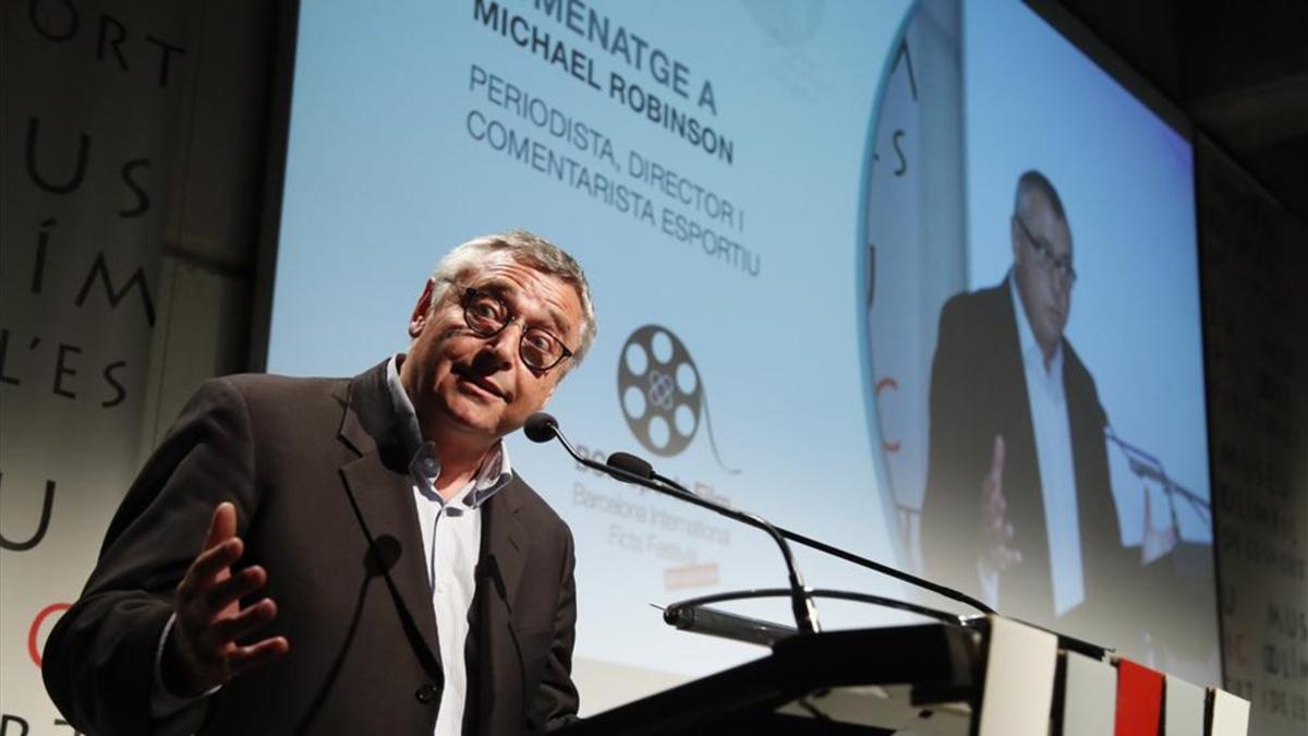 Reconocimiento del BCN Sports Film Festival 2018 a Michael Robinson