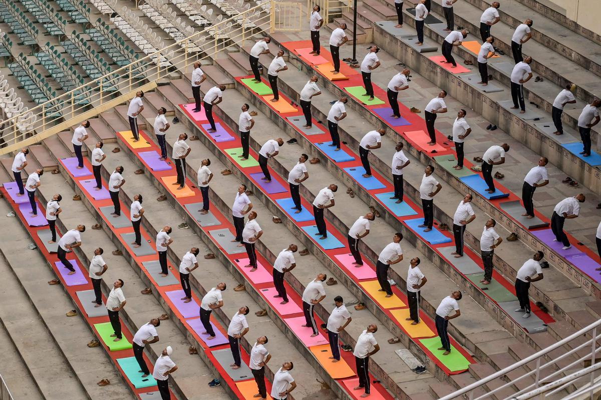 Día Internacional del Yoga en la India