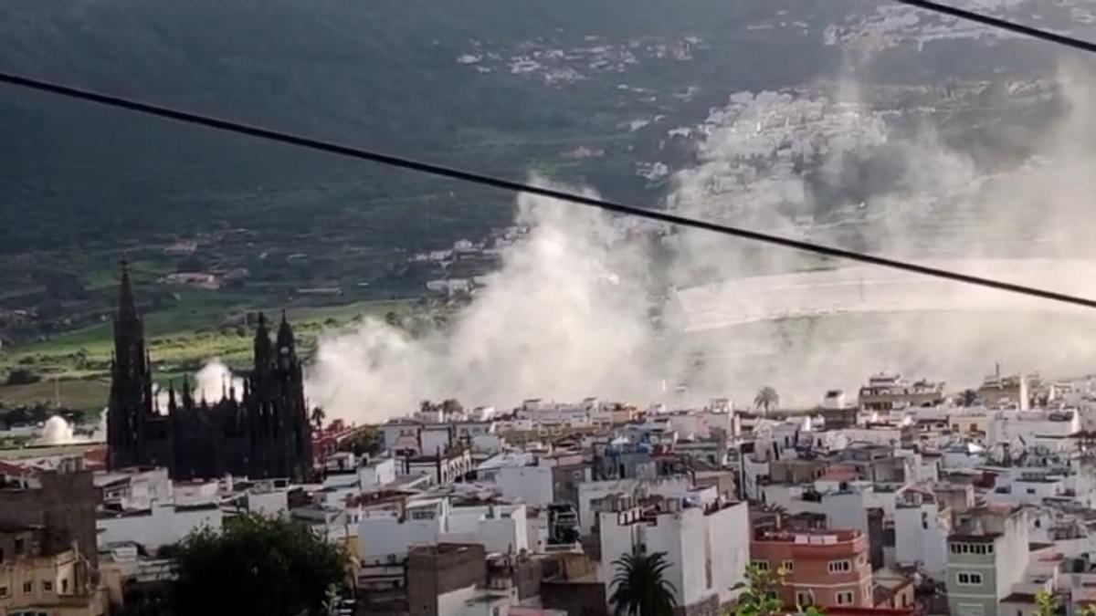 Incendio en Arucas (Gran Canaria)