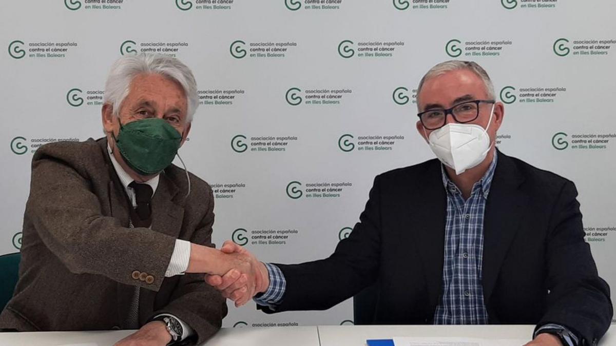 Jaime Bellido y Blai Vidal firmaron el convenio.