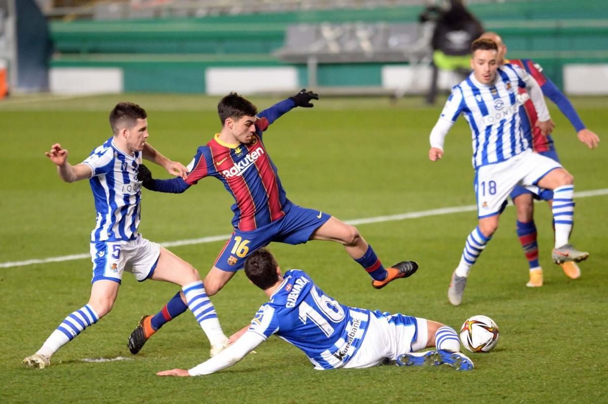 Las imágenes del FC Barcelona-Real Sociedad de la semifinal de la Supercopa de España