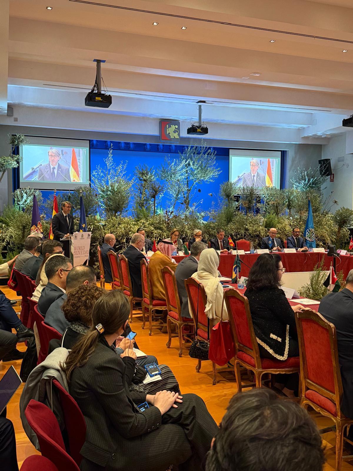 Jaime Lillo, durante el acto en que se ha firmado la Declaración de Córdoba.