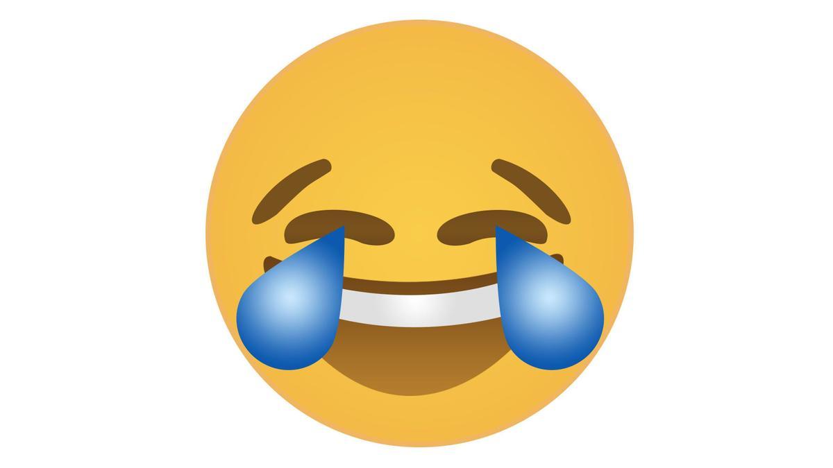 La cara que llora de risa, el 'emoji' más popular de 2021.