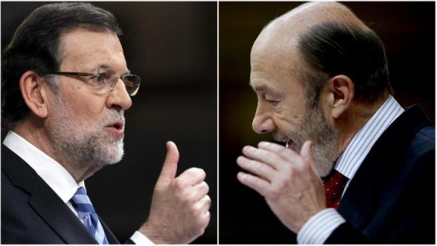 Rajoy vs Rubalcaba