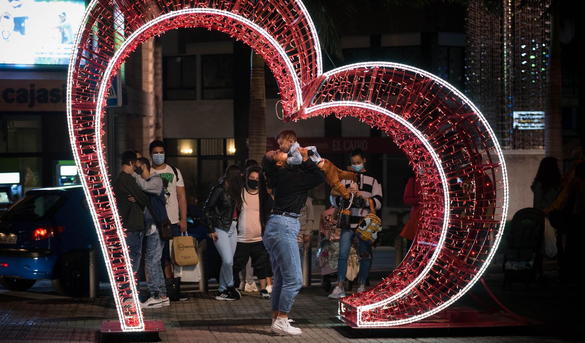 Encendido del alumbrado navideño en Santa Cruz de Tenerife