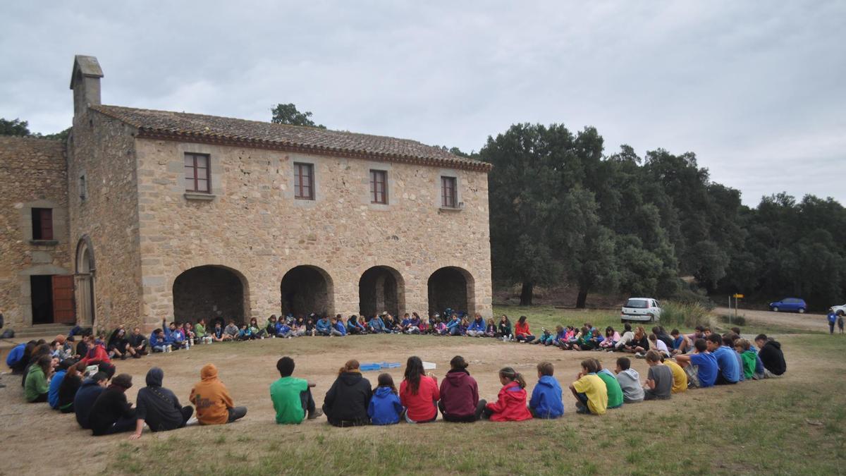 Una activitat de l'agrupament escolta, en una imatge d'arxiu.