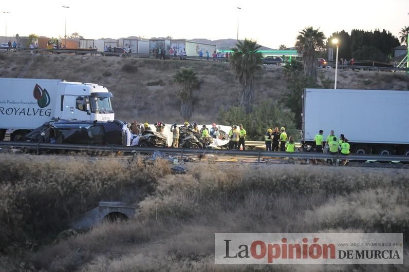 Grave accidente en Sangonera la Seca