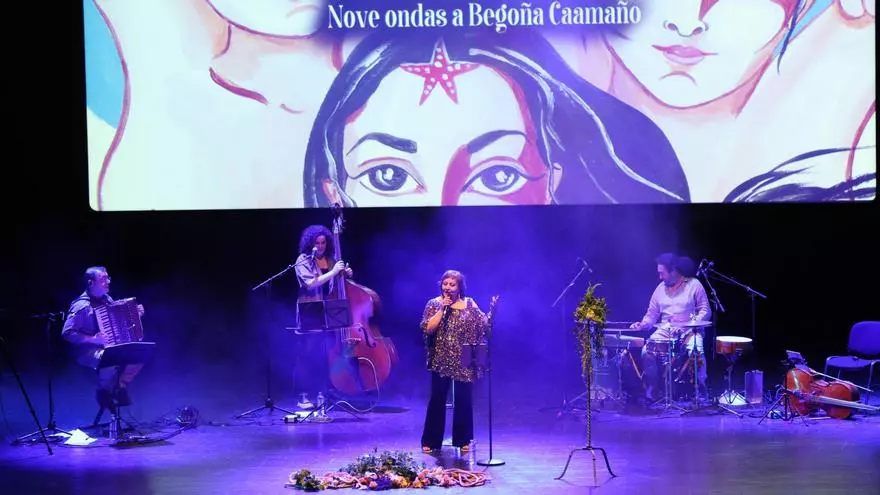 O Mar de Vigo acolleu o Concerto das Letras Galegas para homenaxear Begoña Caamaño
