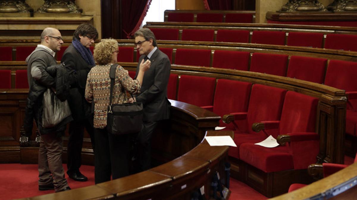 Artur Mas en el Parlament