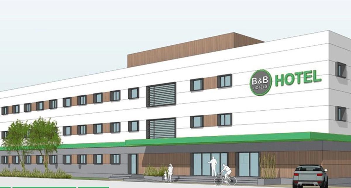 Recreación del nuevo hotel de la Cruz del Campo