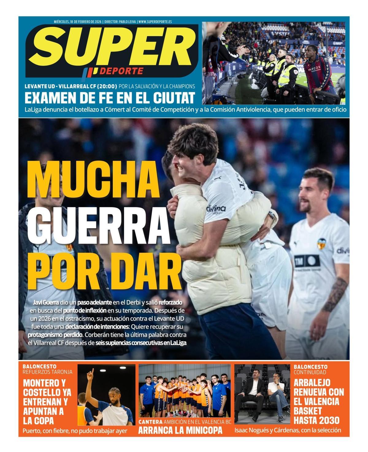 Las portadas de la prensa deportiva de hoy