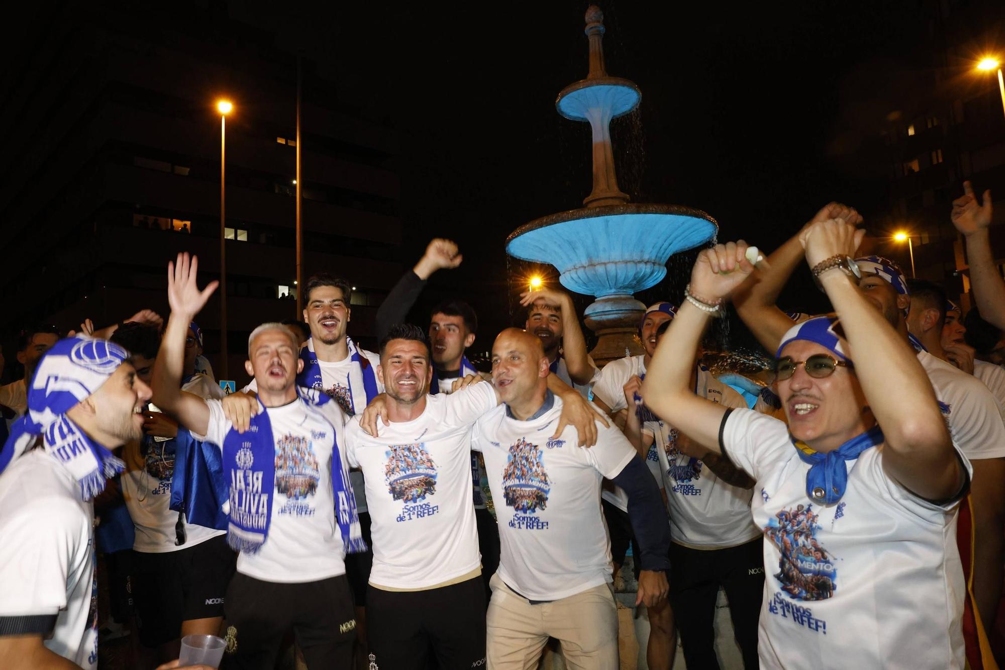 EN IMÁGENES: Locura en las calles de Avilés por el ascenso
