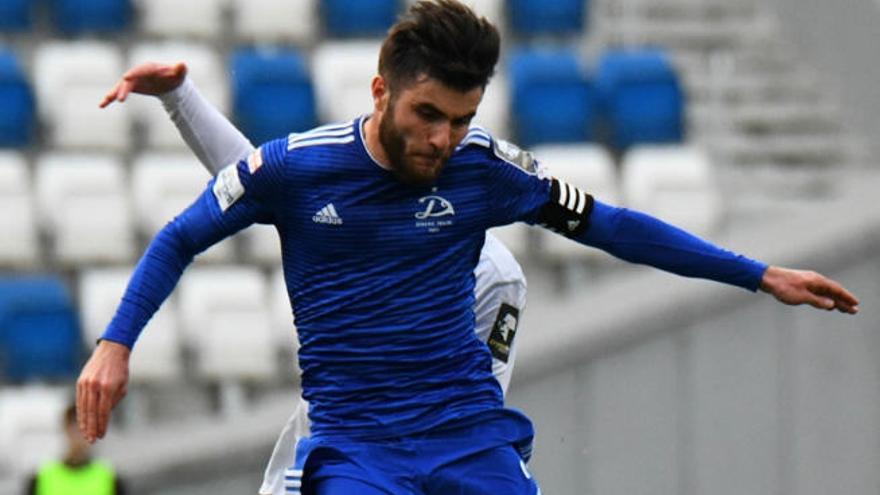 Shengelia, durante un partido con el Dinamo Tbilisi.