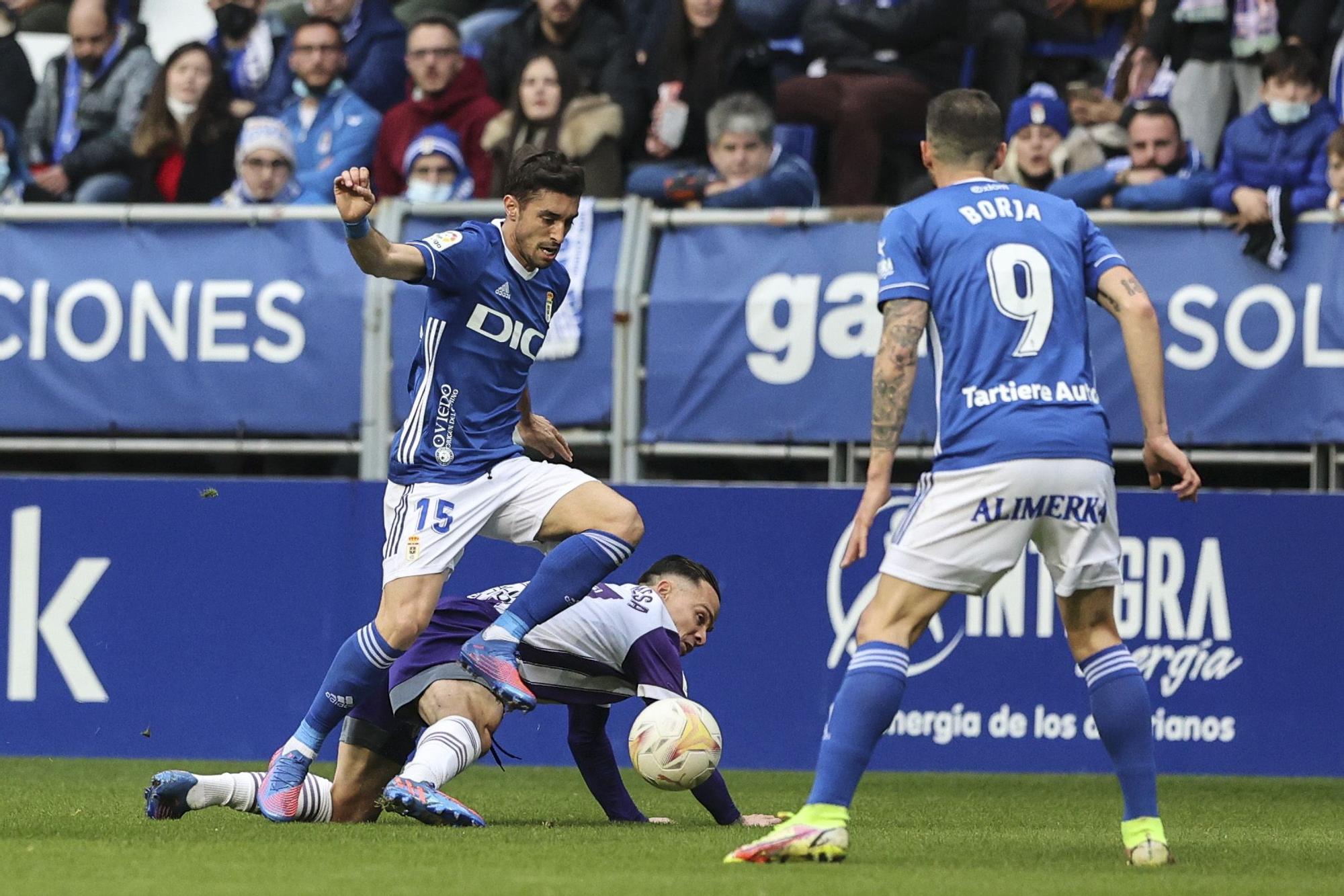 Las mejores imágenes de la victoria del Real Oviedo ante el Valladolid