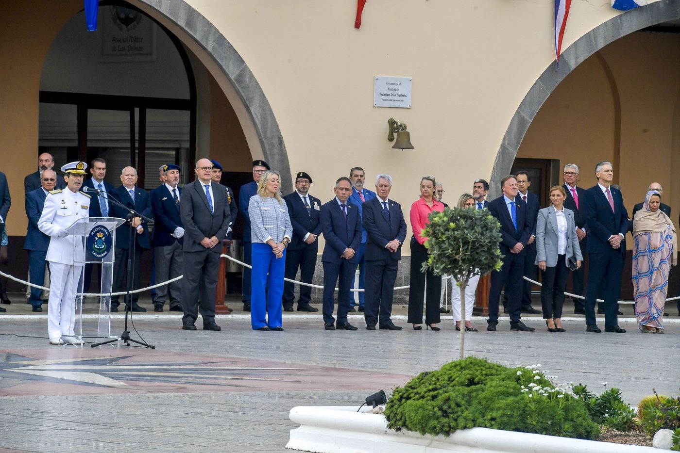 Toma de posesión de Santiago de Colsa, nuevo comandante almirante del Mando Naval de Canarias