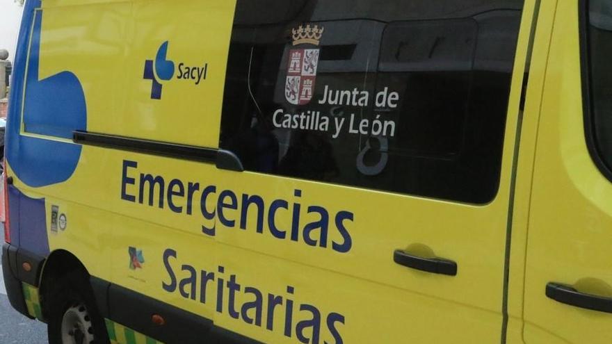 Una ambulancia del Servicio de Emergencia de Castilla y León.