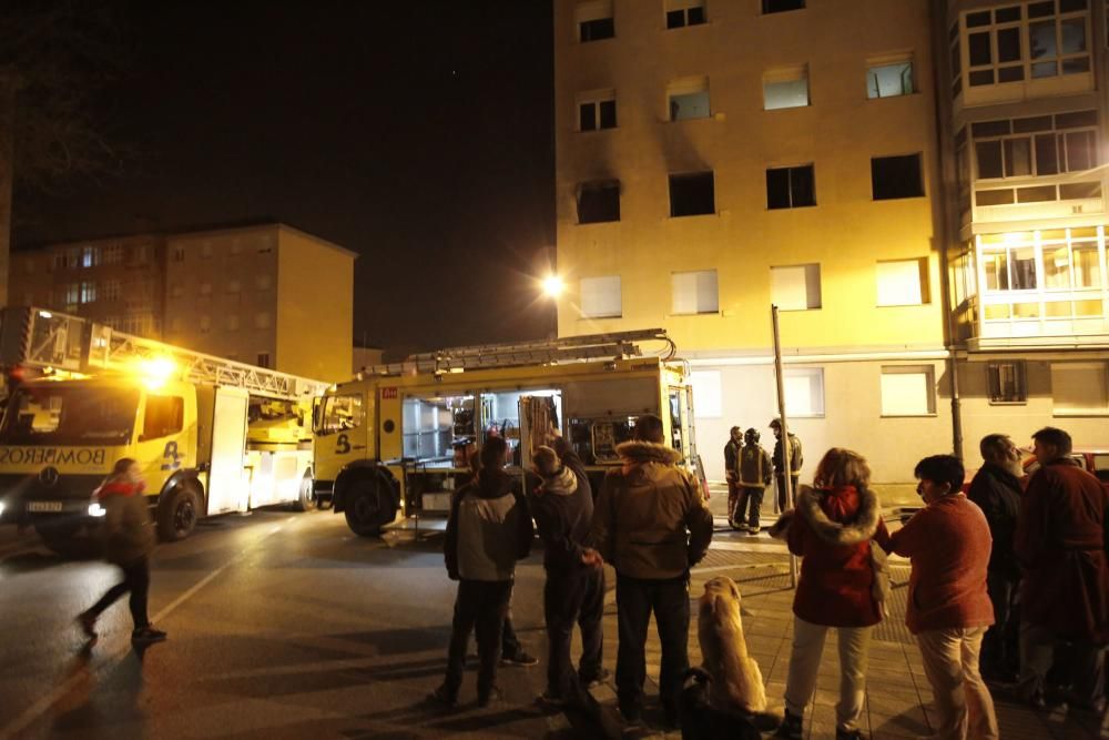 Incendio en Avilés