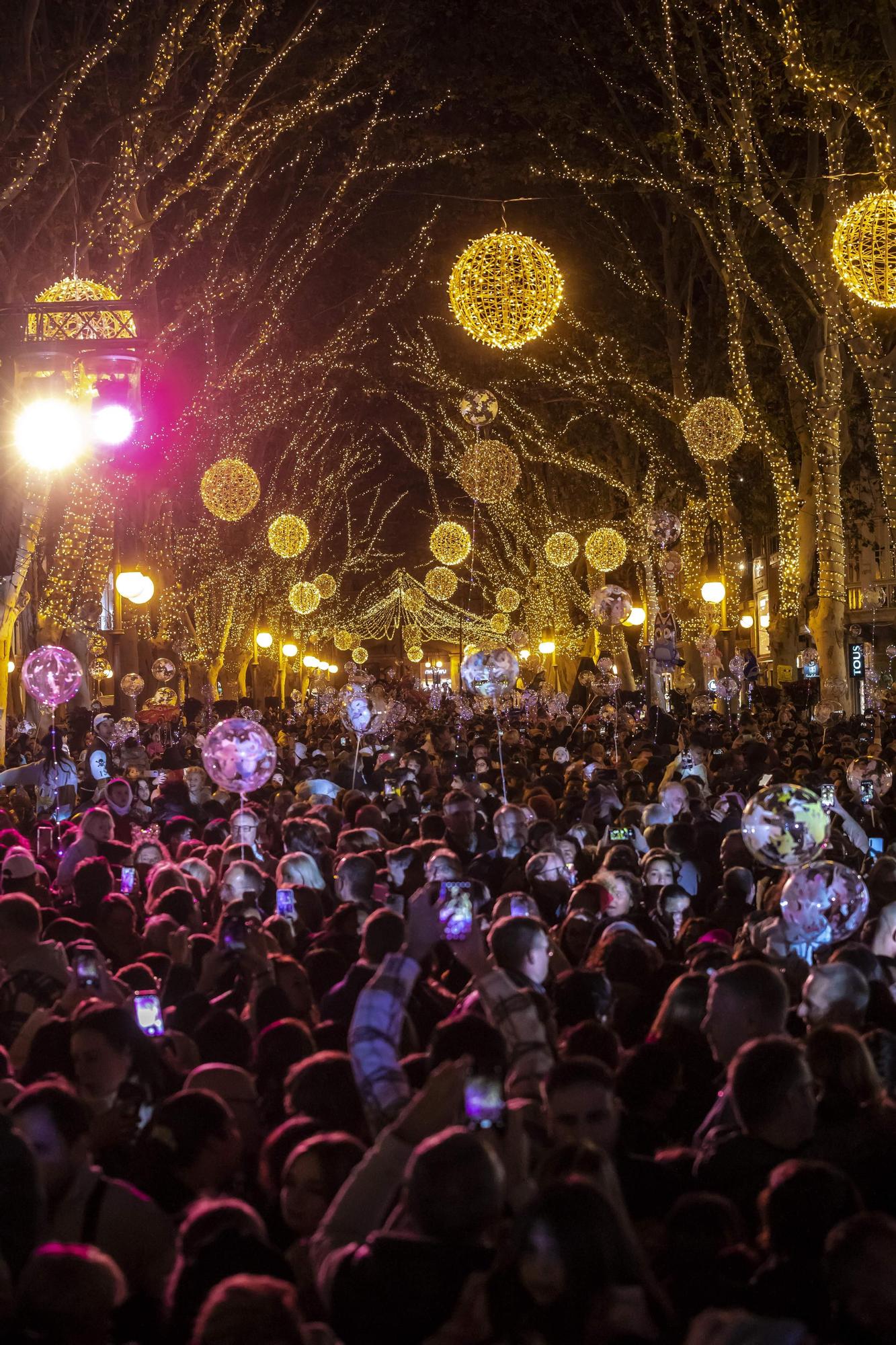 Encendido de luces de Navidad de Palma 2023