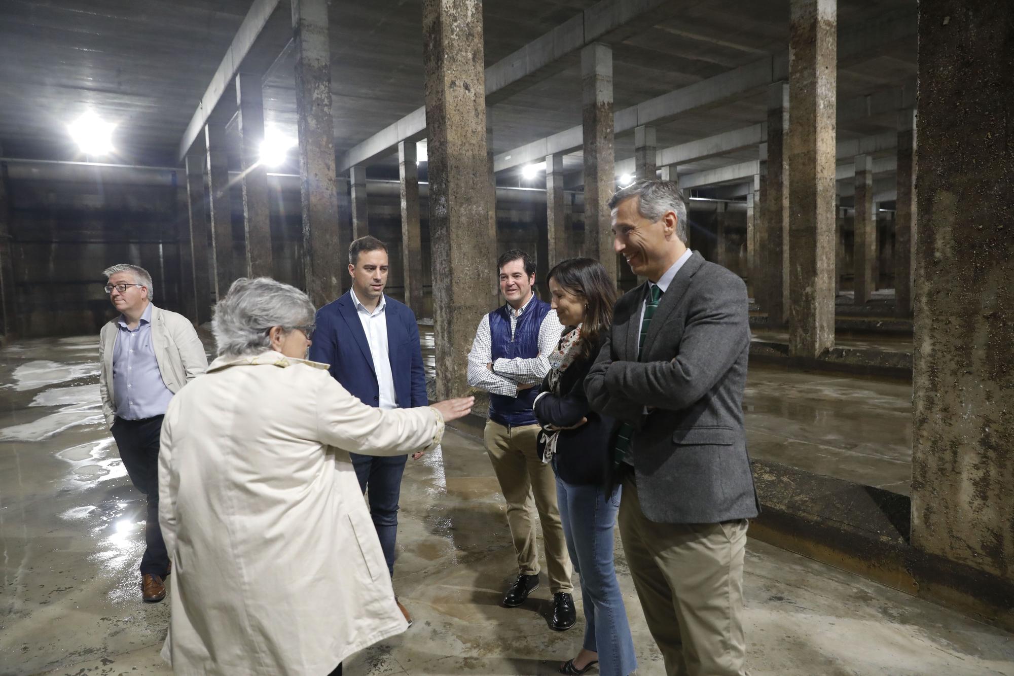 En imágenes: Visita de autoridades al pozo de tormentas de Hermanos Castro