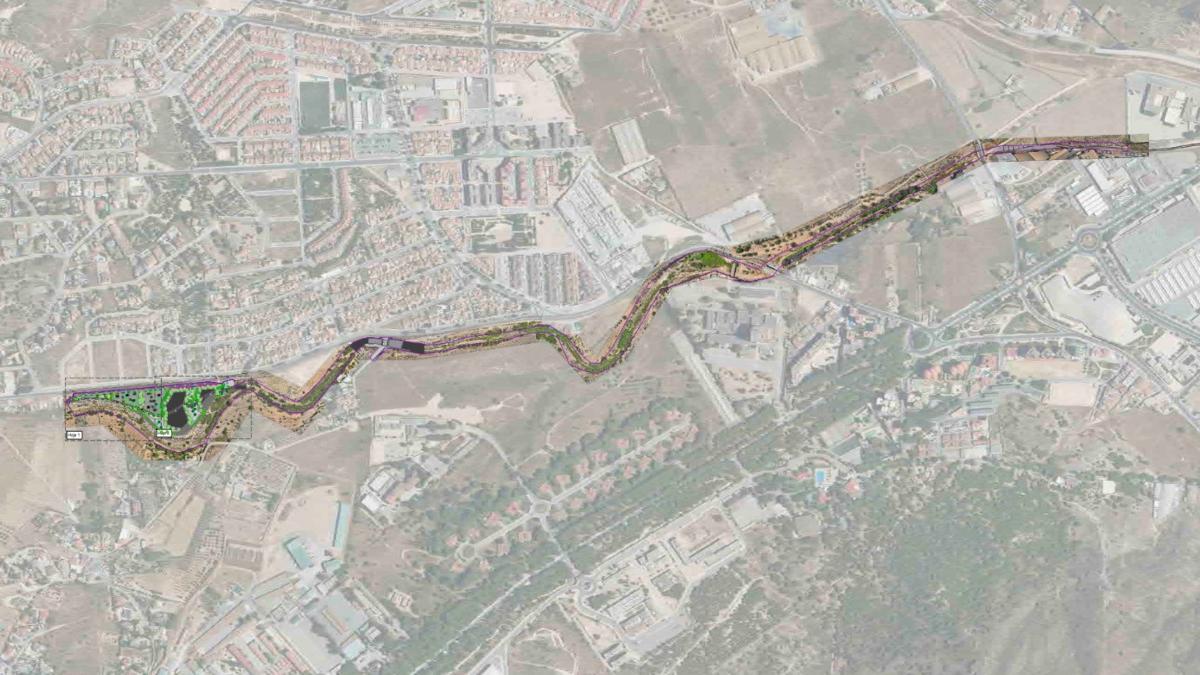 Zona de actuación del proyecto de transformación de la Rambla de Canteras