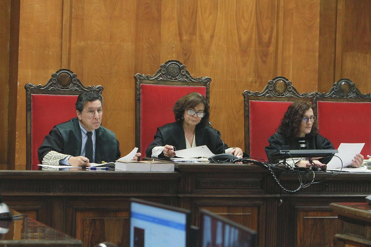 Magistrados de la Audiencia Provincial de Ourense.
