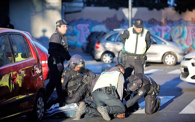 Gran operación antidroga en Son Gotleu