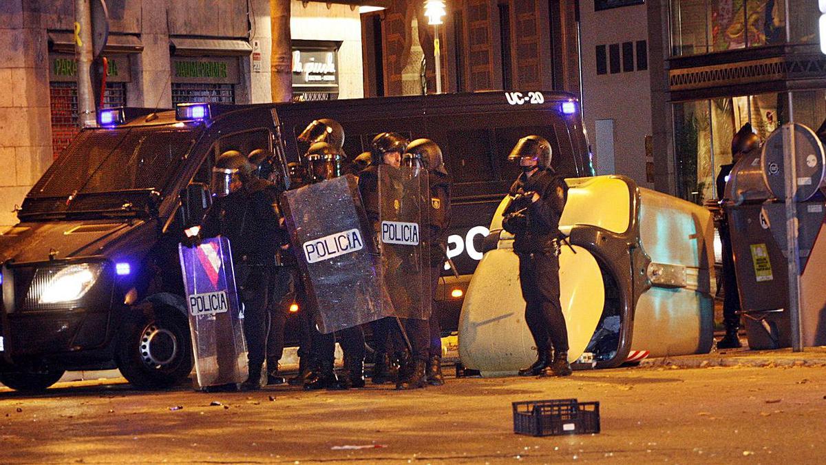 Aldarulls als carrers de Girona durant la setmana del 14 al 20 d’octubre de 2019. | MARC MARTÍ/ARXIU