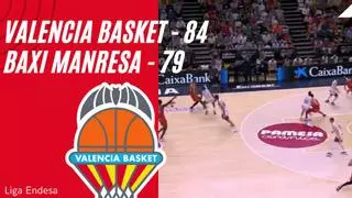 El Valencia BC se impone al Manresa en una batalla física (84 - 79)