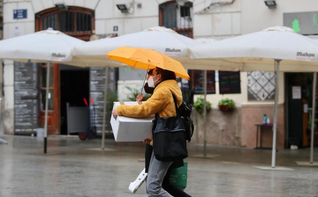 El tiempo en València: Lluvia par empezar el fin de semana