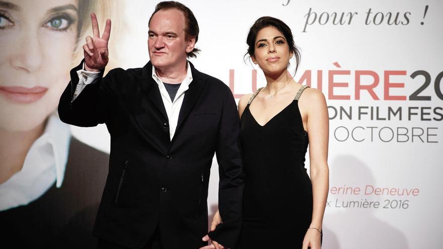 El director Quentin Tarantino y su mujer, Daniella Pick. // Afp